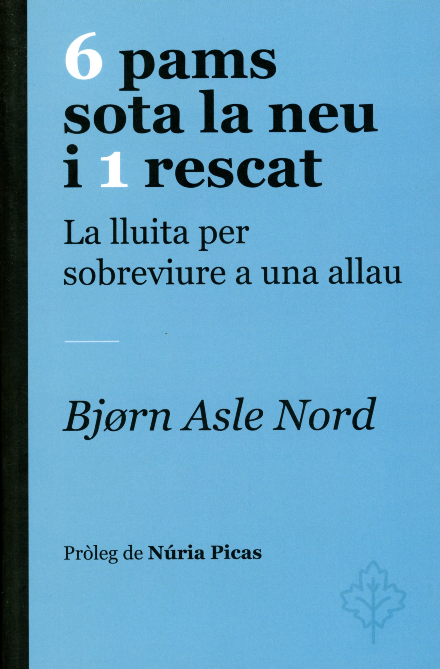 6 pams sota la neu i 1 rescat : La lluita per sobreviure a una allau - Portada